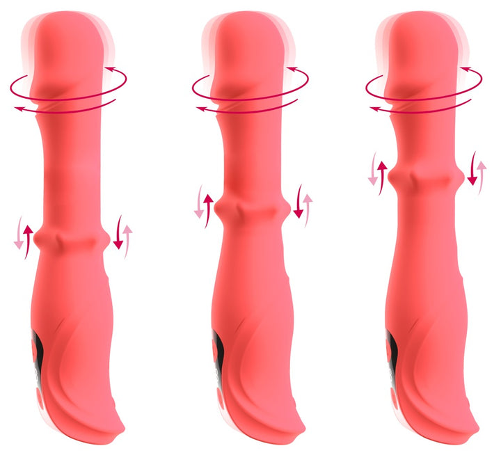 beau coeur ORYVIA schuifring vibrator felroze | SIN&LACE