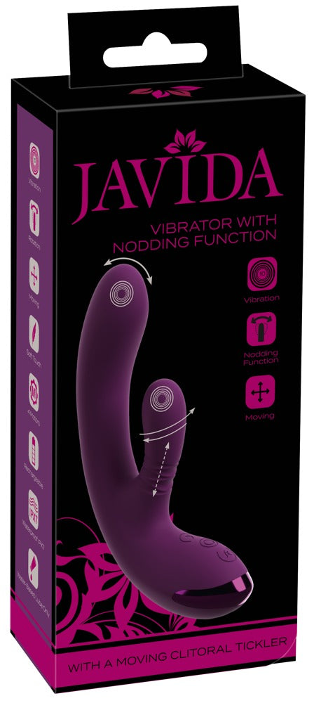 Javida Rabbit Vibrator met Knikkende Functie verpakking