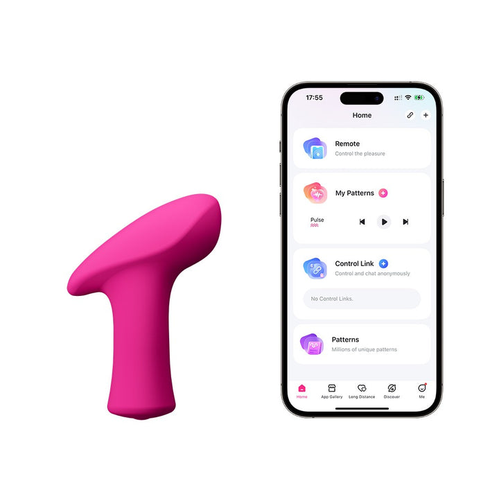Lovense Ambi oplegvibrator felroze | SIN&LACE