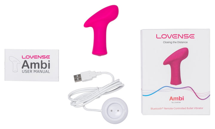 Lovense Ambi oplegvibrator felroze | SIN&LACE