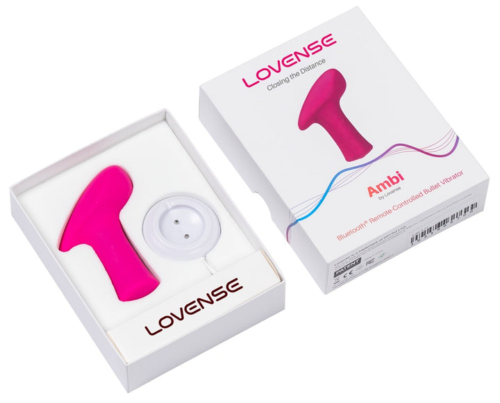 Lovense Ambi oplegvibrator felroze | SIN&LACE