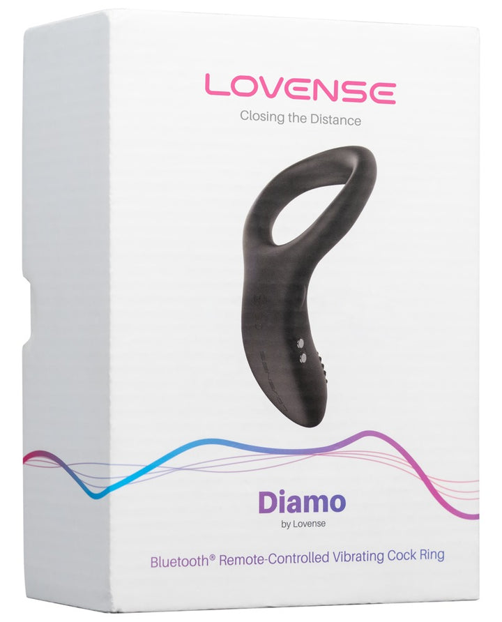 Lovense Diamo vibrerende cockring zwart | SIN&LACE