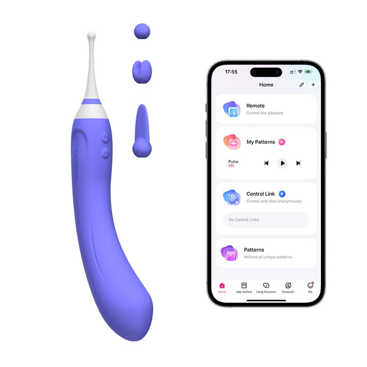 Lovense Hyphy vibrator blauw | SIN&LACE