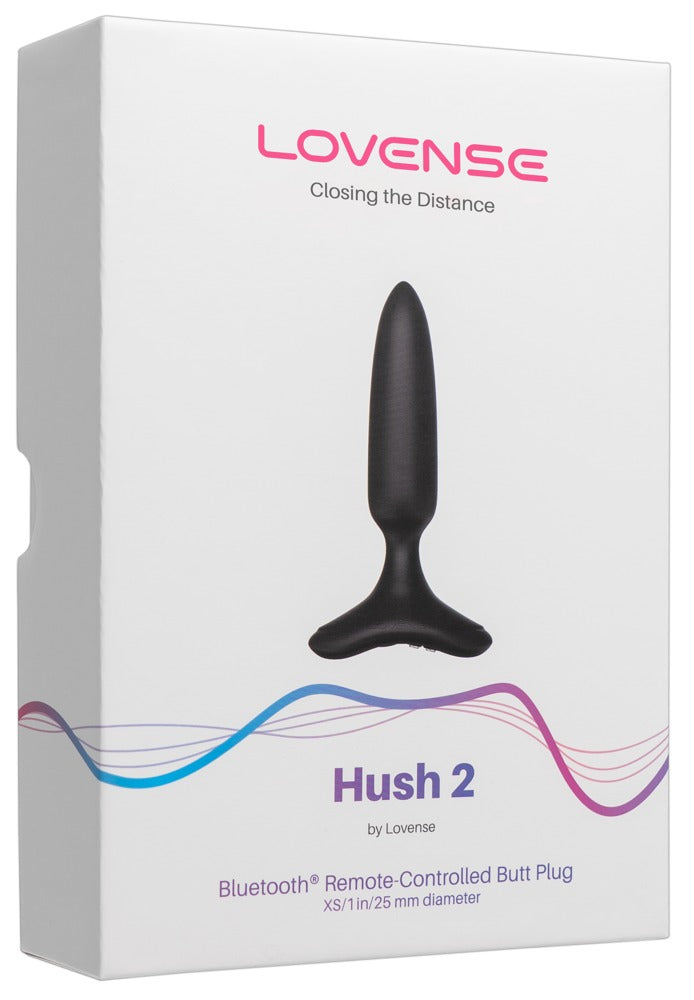 Lovense Hush 2 Anaal Vibrator zwart | SIN&LACE