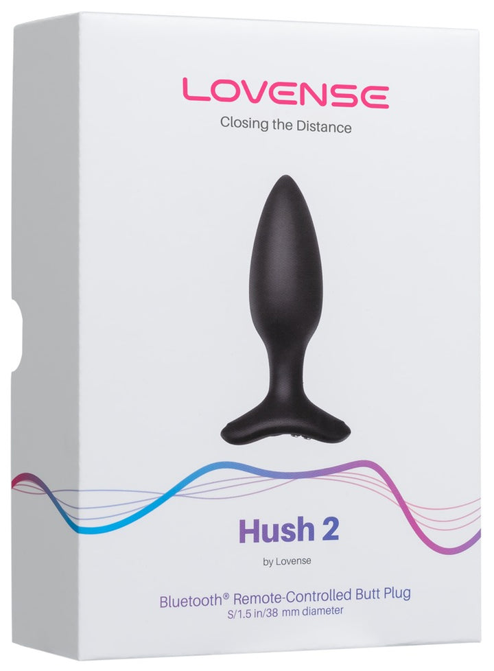 Lovense Hush 2 Anaal Vibrator zwart | SIN&LACE