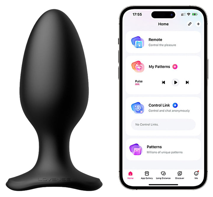 Lovense Hush 2 Anaal Vibrator zwart | SIN&LACE