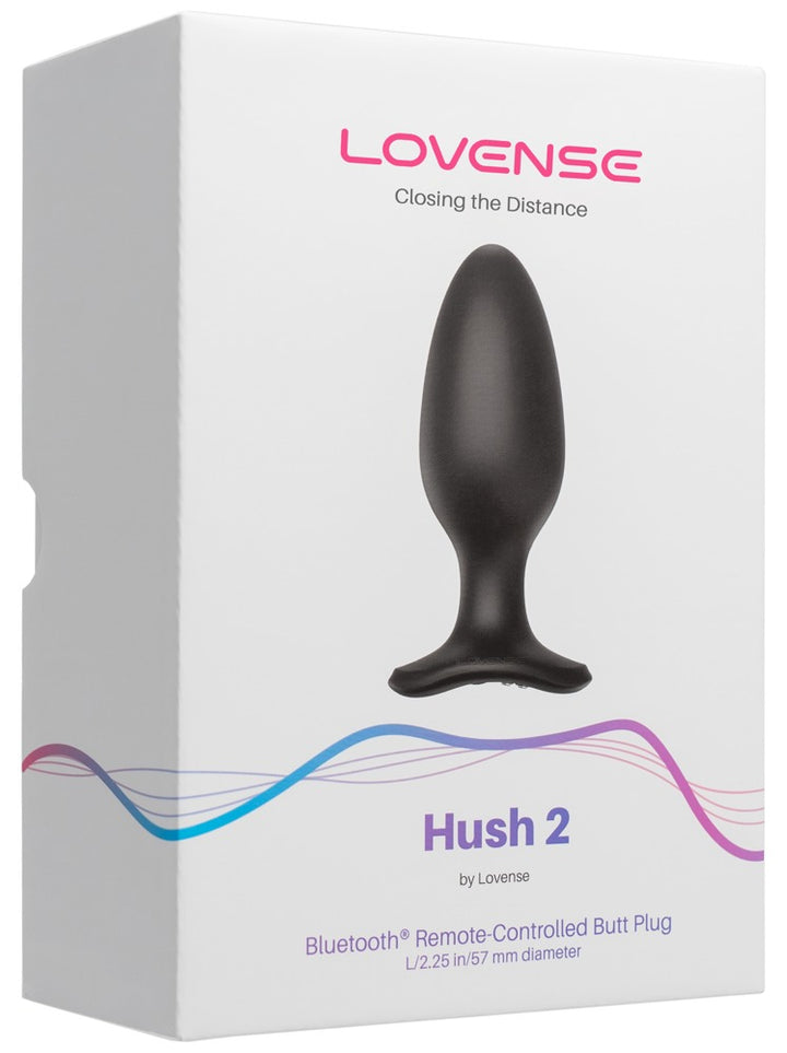 Lovense Hush 2 Anaal Vibrator zwart | SIN&LACE
