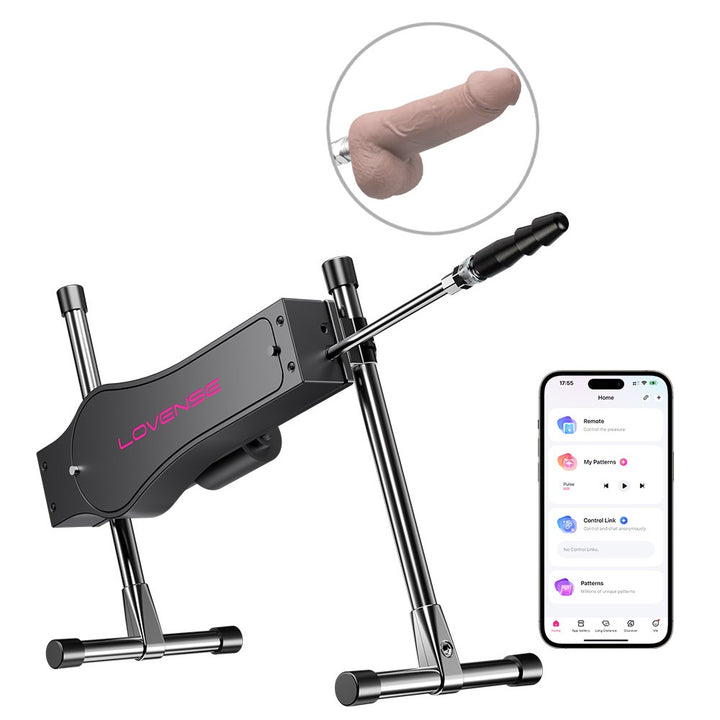 Lovense seksmachine zwart | SIN&LACE