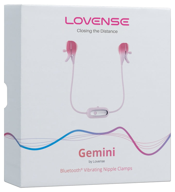 Lovense Gemini tepelklemmen roze | SIN&LACE