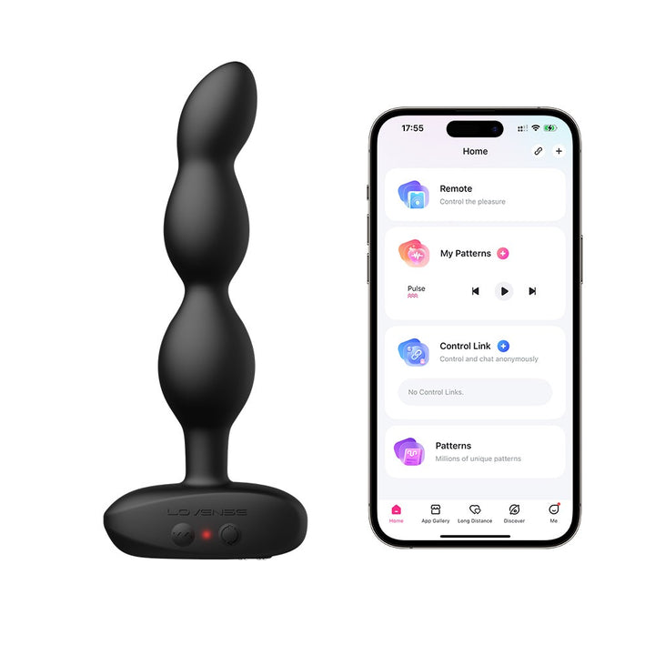 Lovense Ridge Anaal Vibrator zwart | SIN&LACE