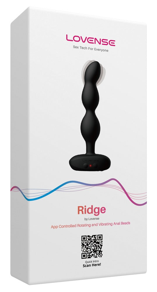 Lovense Ridge Anaal Vibrator zwart | SIN&LACE