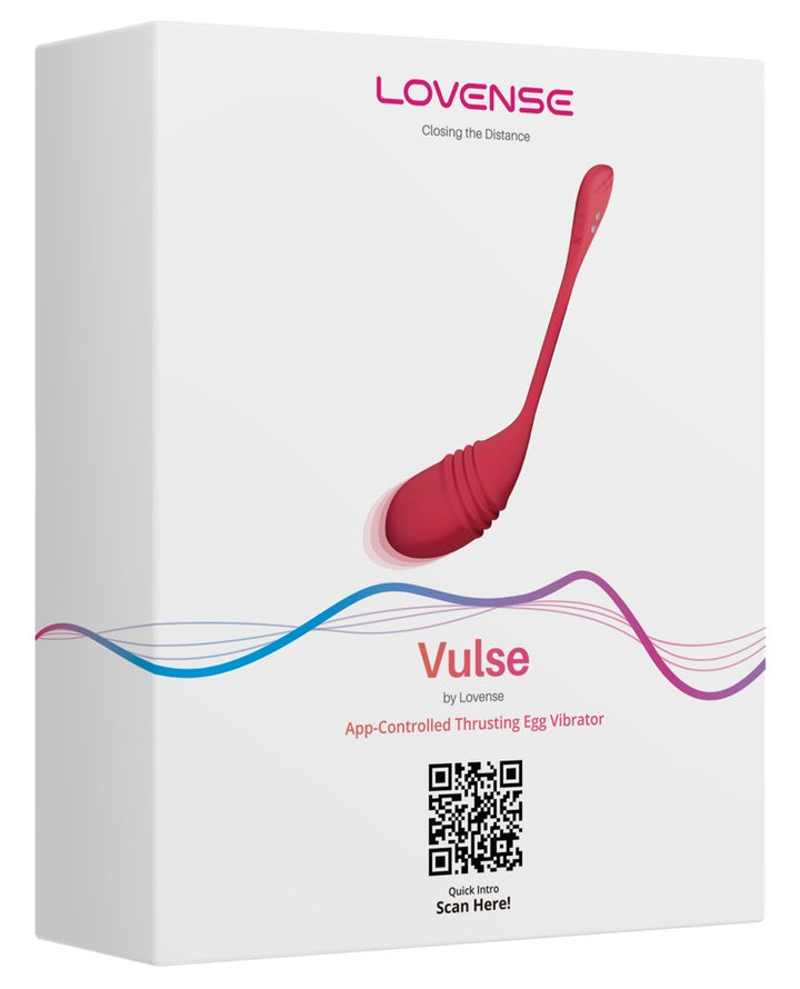 Lovense Vulse vibro-ei rood | SIN&LACE