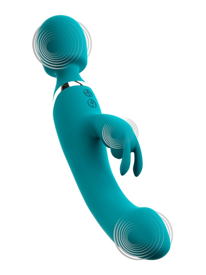 Sweet Smile 3in1 Wand, Rabbit en Vibrator