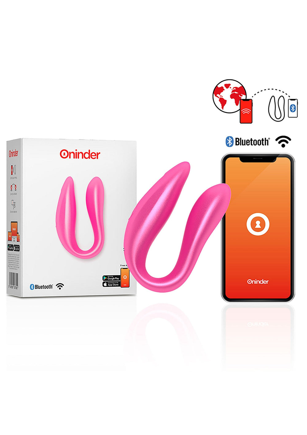 Oninder Lisboa Double Pleasure + App | Clitoris vibrator - Oninder | SIN&LACE