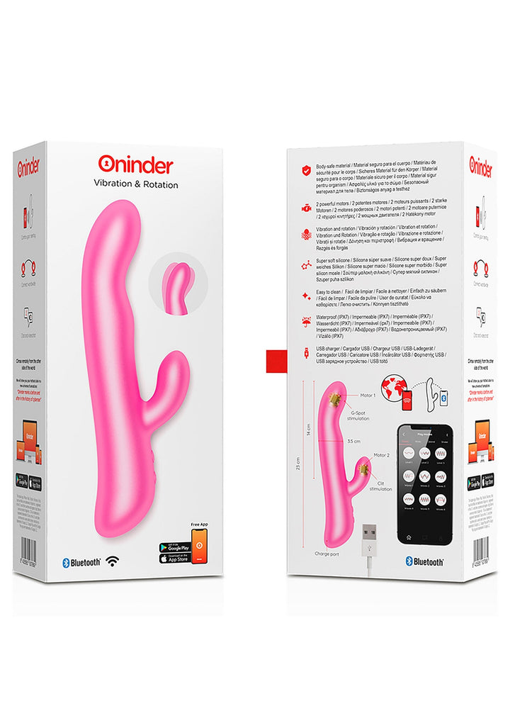 Oninder Oslo Rabbit & Rotation + App | Rabbit vibrator - Oninder | SIN&LACE