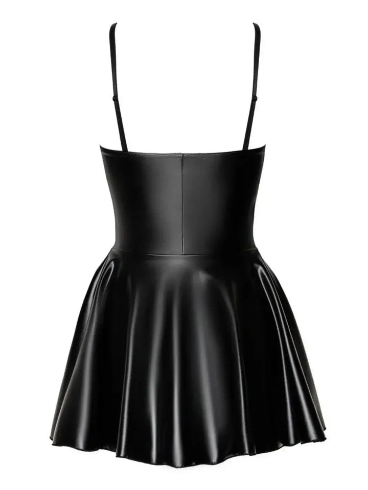 Noir Handmade Wetlook Cocktail Jurk | Jurk - Noir Handmade | SIN&LACE