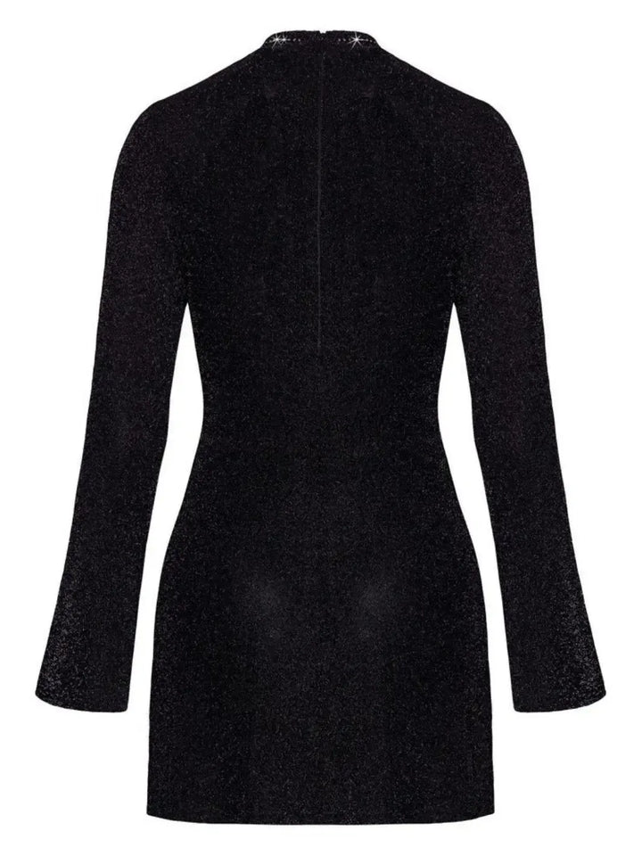 Noir Handmade Doorschijnende Mini Jurk Zwart | Jurk - Noir Handmade | SIN&LACE