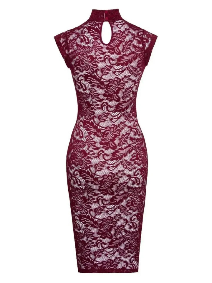 Cottelli Lingerie Rode Kanten Mini Jurk | Dress - Cottelli LINGERIE | SIN&LACE