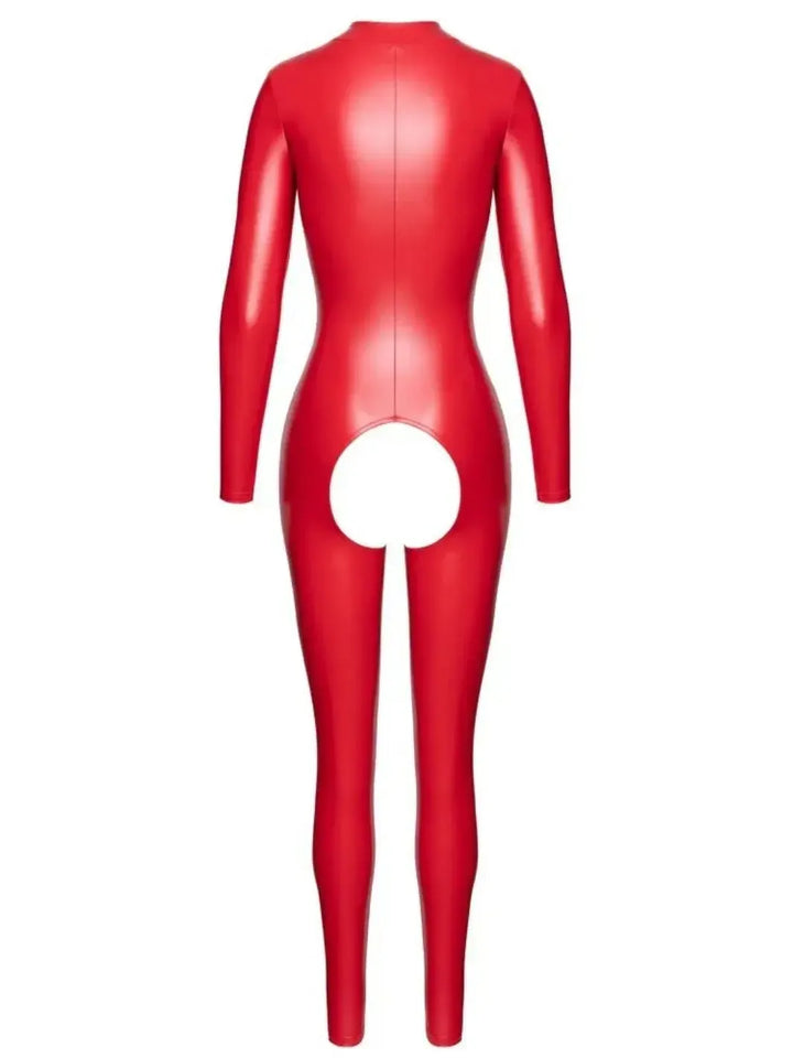 Noir Handmade Catsuit Open Rood | Catsuit - Noir Handmade | SIN&LACE