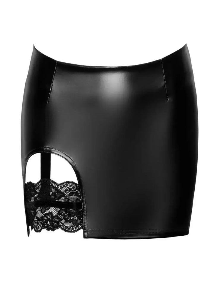 Mini Rok Jarretellook Noir | Clubwear - Noir Handmade | SIN&LACE