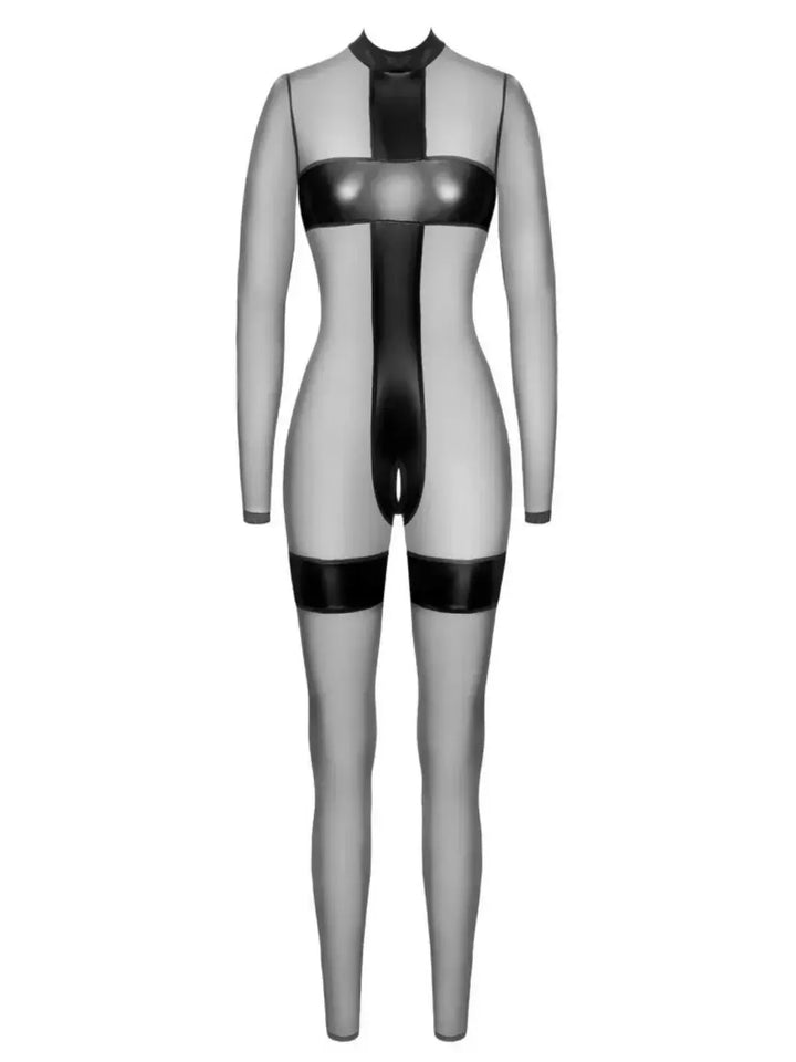 Onyx Eclipse Kruisloos Catsuit Zwart | Catsuit - Noir Handmade | SIN&LACE