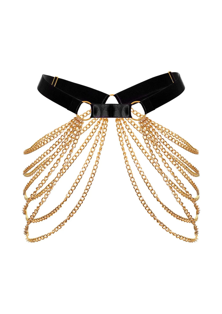 Kinky Diva Luxury Chain Belt Harnas Zwart | Harnas - Kinky Diva | SIN&LACE