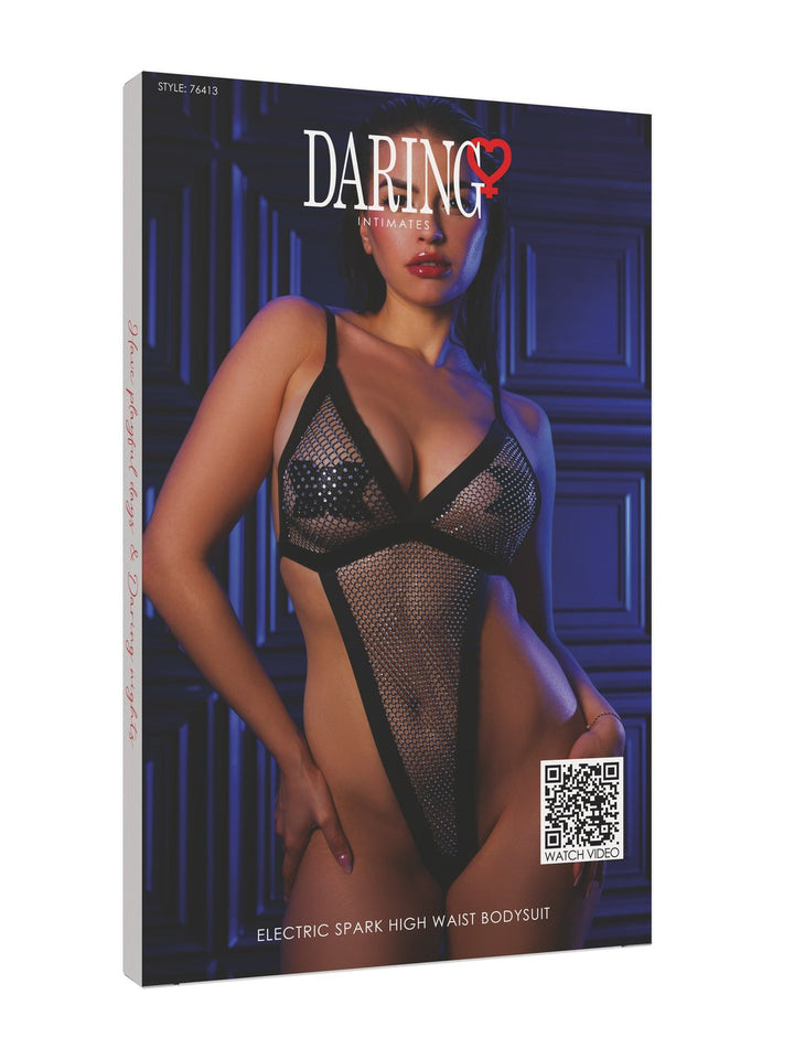 Daring Intimates Electric Spark High Waist Bodysuit