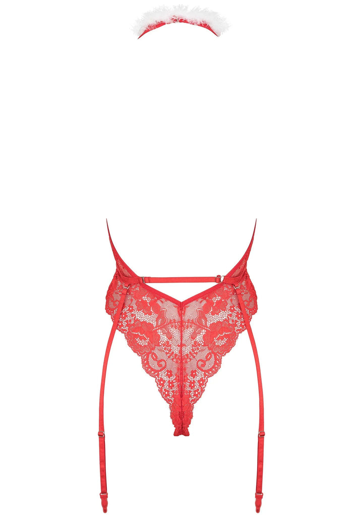 Kotek Kristinella Bodysuit Rood | bodysuit - Kotek | SIN&LACE
