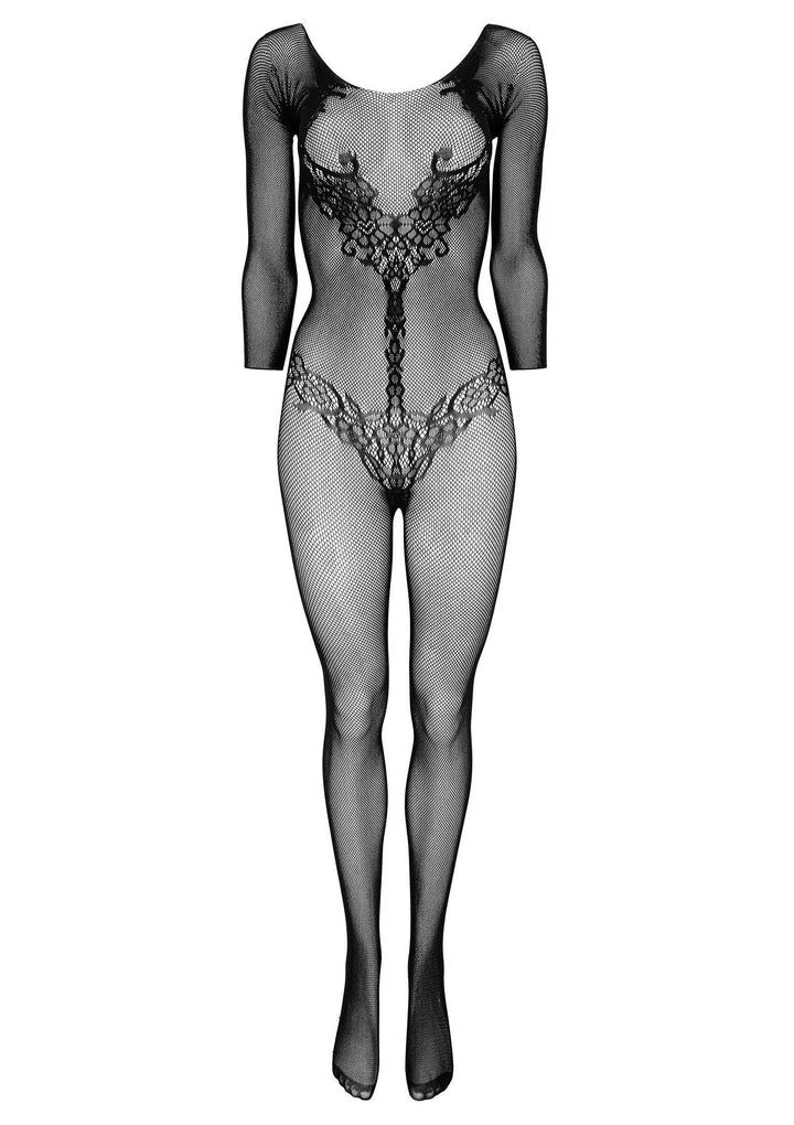 Kotek Mesh Bodystocking Zwart | Bodystockings - Kotek | SIN&LACE
