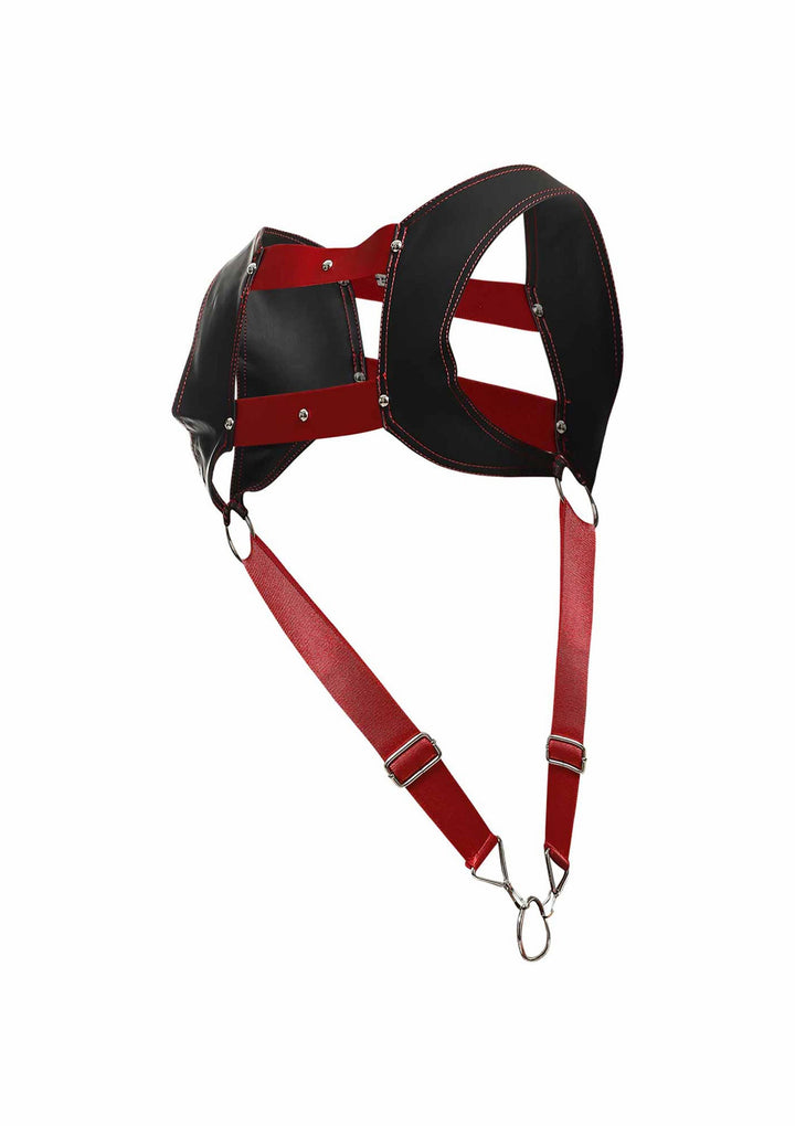 MOB Eroticwear DNGEON Top Cockring Harness
