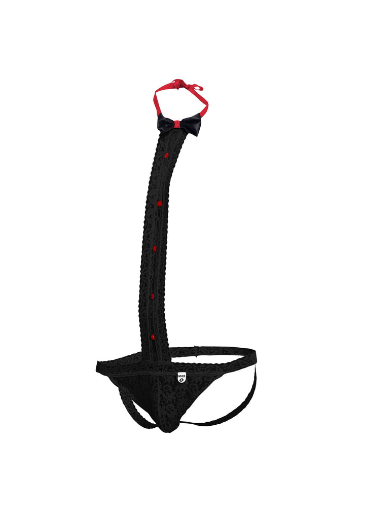 MOB Eroticwear Tuxedo Lace Thong