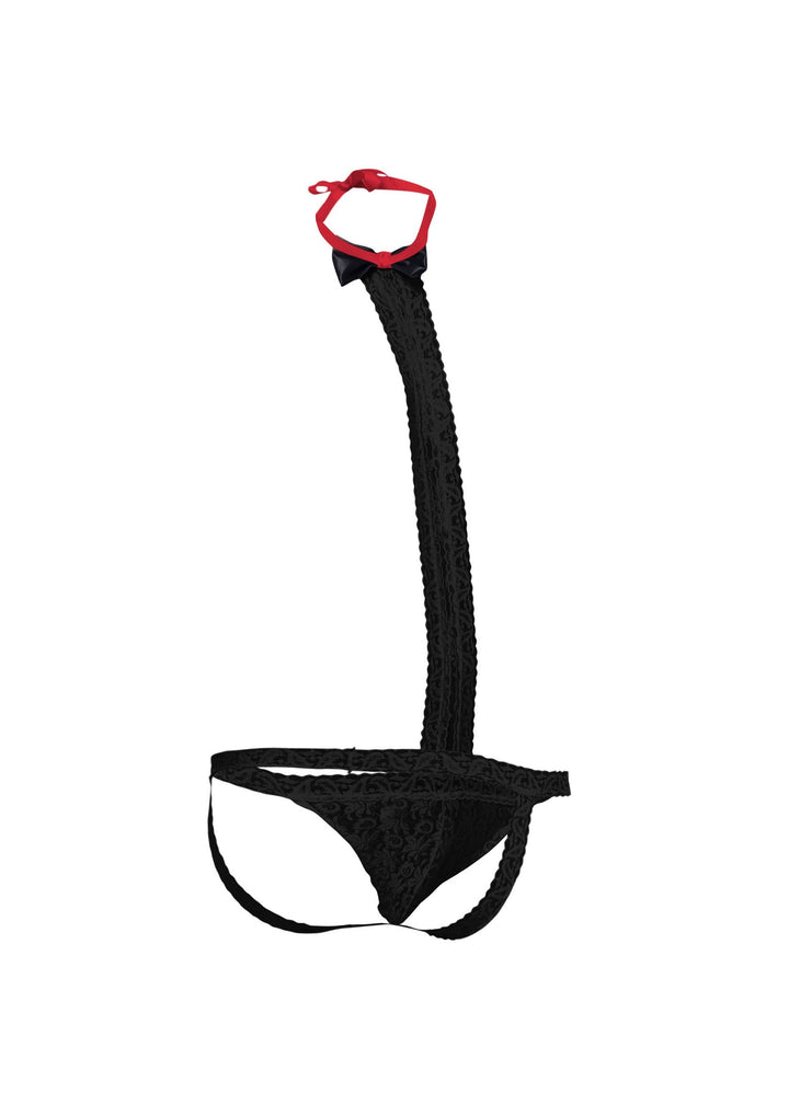 MOB Eroticwear Tuxedo Lace Thong