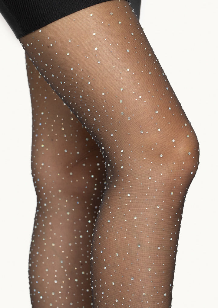 Leg Avenue Sheer Rhinestone maillot