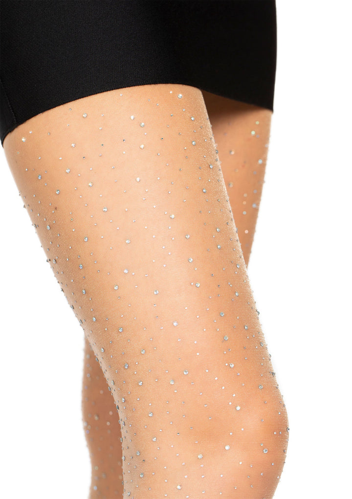 Leg Avenue Sheer Rhinestone maillot