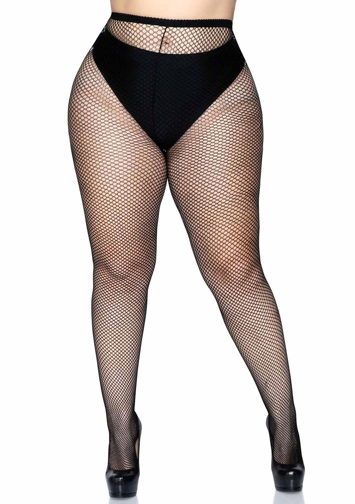 Leg Avenue Plus Fishnet Pantyhose netpanty