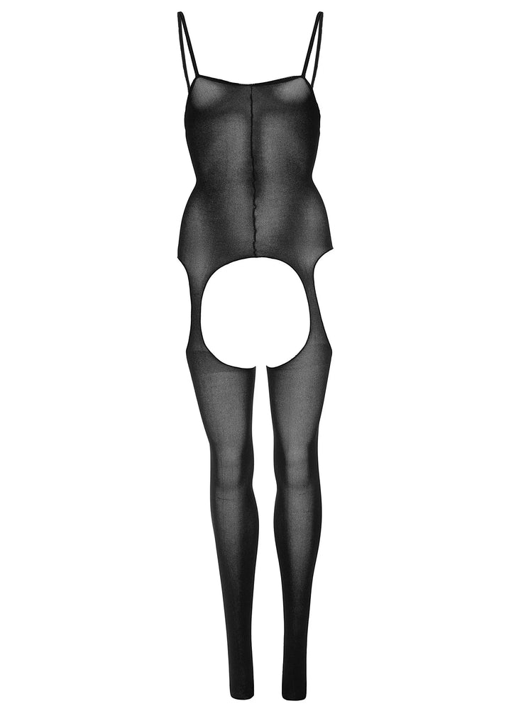 Opaque Jarretel Bodystocking Zwart | Bodystockings - Leg Avenue | SIN&LACE