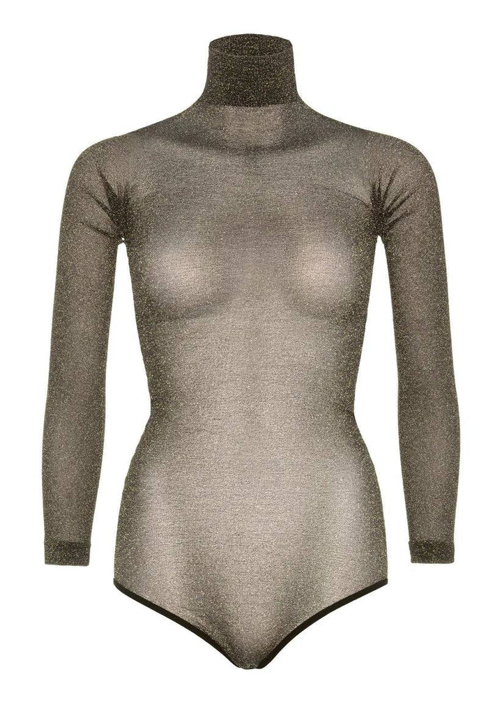 Leg Avenue Lurex Snapcrotch Bodysuit Goud | bodysuit - Leg Avenue | SIN&LACE