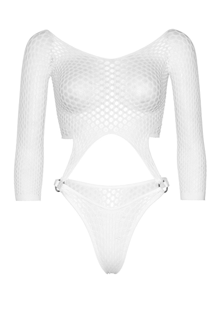 Leg Avenue Long Sleeve Bodysuit with Thong Back