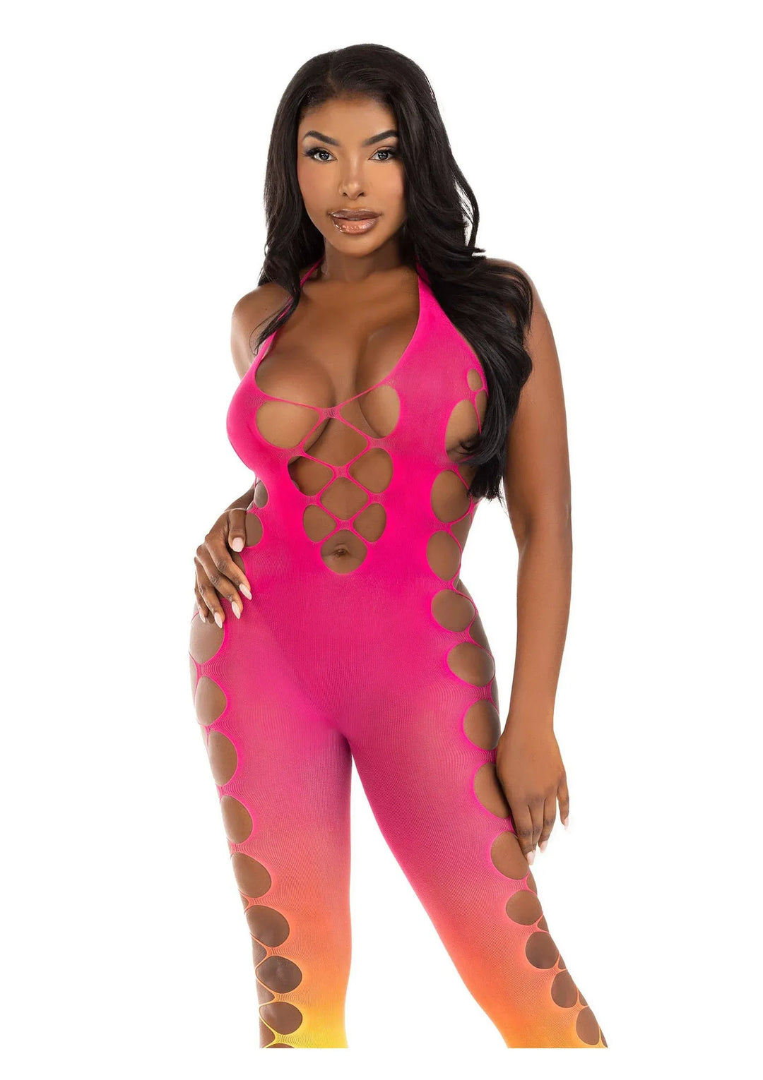 Leg Avenue Ombre Bodystocking Roze | Bodystockings - Leg Avenue | SIN&LACE