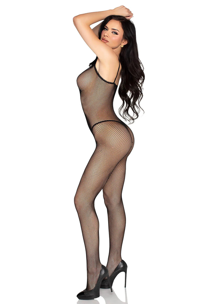 Leg Avenue Open-kruis fishnet bodystocking | Bodystocking - Leg Avenue | SIN&LACE