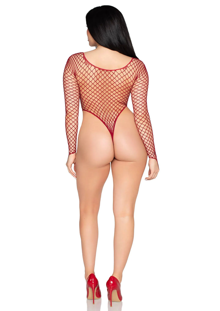 Leg Avenue Hoog uitgesneden industrial net body | Body - Leg Avenue | SIN&LACE