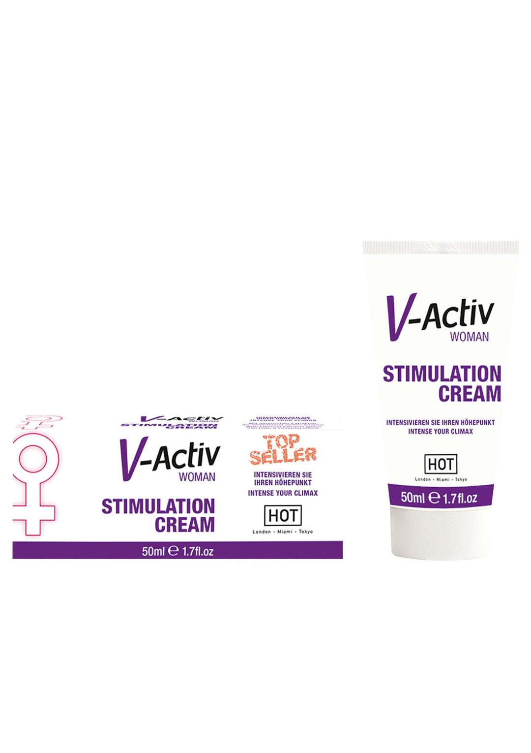 HOT V-Activ Woman Stimulation Creme 50 ml | Voor haar - Lustopwekkers - HOT | SIN&LACE