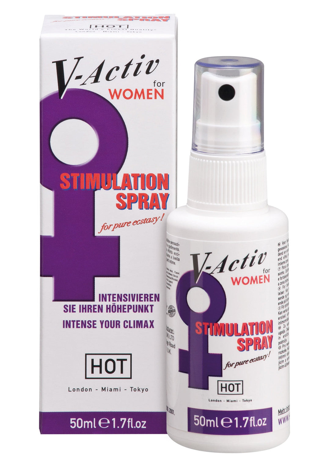 HOT V-Activ Woman Stimulating Spray 50 ml | Voor haar - Lustopwekkers - HOT | SIN&LACE