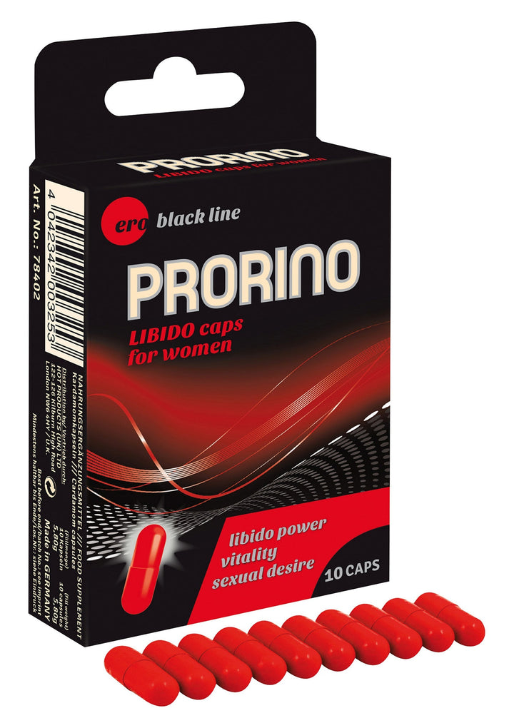 HOT Prorino Libido Caps For Women 10 pcs | Voor haar - Lustopwekkers - HOT | SIN&LACE