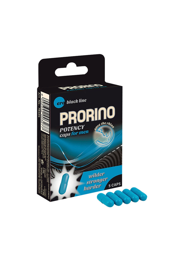 HOT Prorino LibidoCaps For Men 5 pcs | Voor hem - Erectiemiddelen - HOT | SIN&LACE