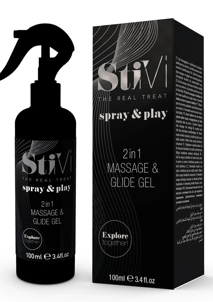 HOT StiVi Massage & Glide Gel 100m | Massageolie - HOT | SIN&LACE