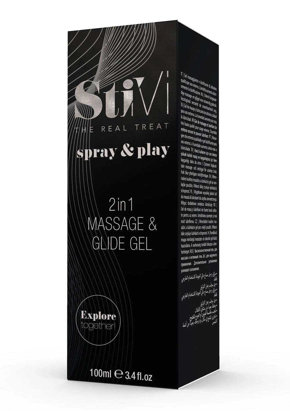 HOT StiVi Massage & Glide Gel 100m | Massageolie - HOT | SIN&LACE