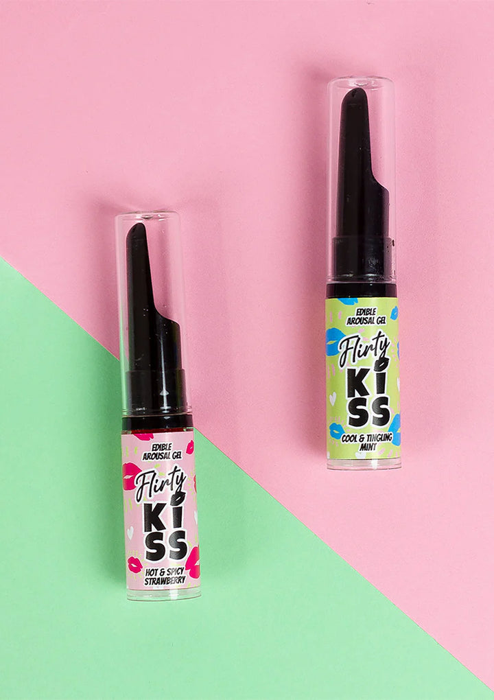 Secret Play Flirt Kiss Gel Strawberry Mint 2x8 gr | Voor haar - Lichaamsverzorging - Secret Play | SIN&LACE