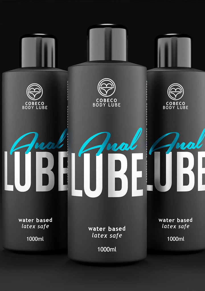 Cobeco Anaal Glijmiddel Waterbasis 1000 ml | Anaal glijmiddel - Cobeco | SIN&LACE