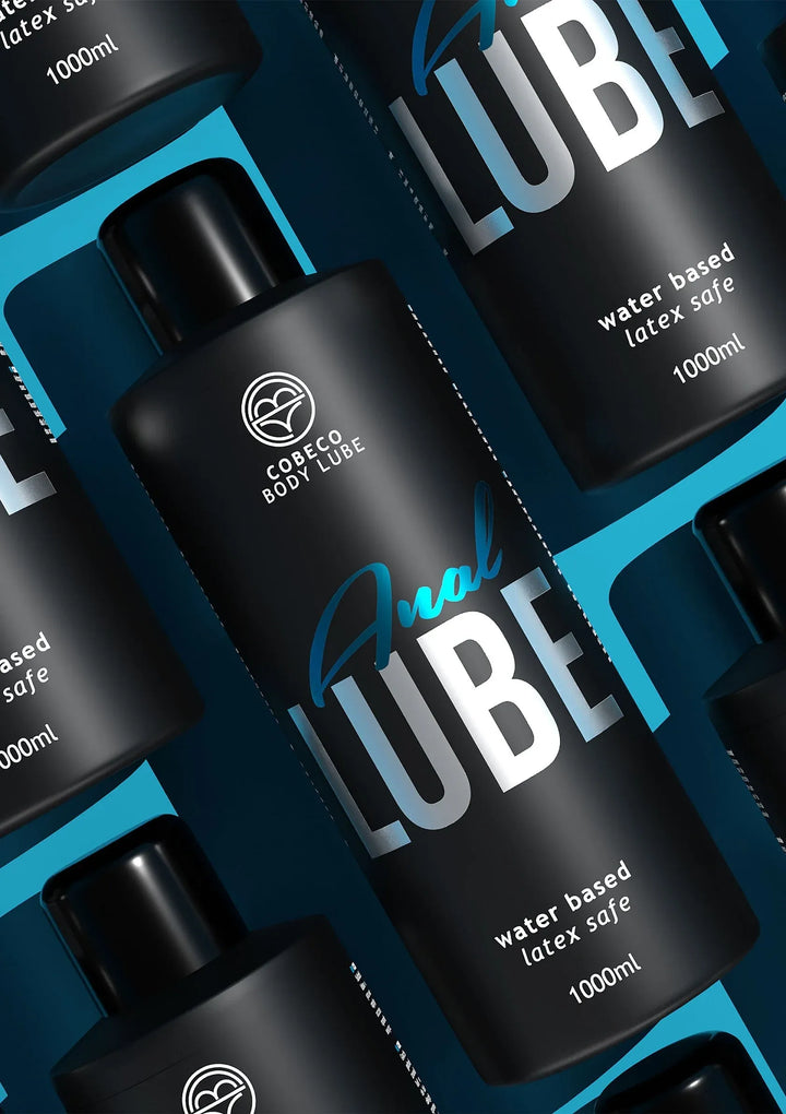 Cobeco Anaal Glijmiddel Waterbasis 1000 ml | Anaal glijmiddel - Cobeco | SIN&LACE